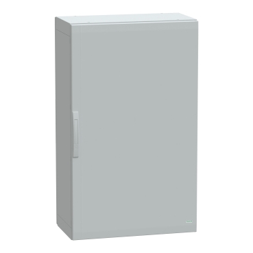 NSYPLA1274G Floor standing enclosure polyester vers.PLA completely sealed 1250x750x420 IP65