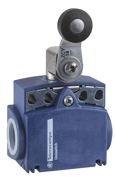 XCKT2118P16 Limit switch, Limit switches XC Standard, XCKT, thermoplastic roller lever, 1NC+1 NO, snap, M16