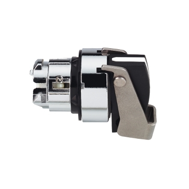 ZB4BJ397 Head for selector switch, Harmony XB4, black, 22mm, 3 positions, stay put Schneider Electric