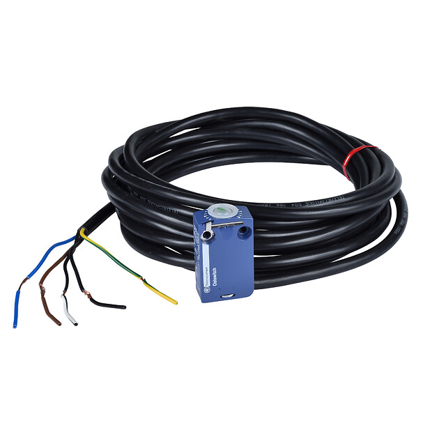 ZCMD21L5 Limit switch body, Limit switches XC Standard, ZCMD, 1NC+1 NO, silver, snap action, connection, 5 m Telemecanique