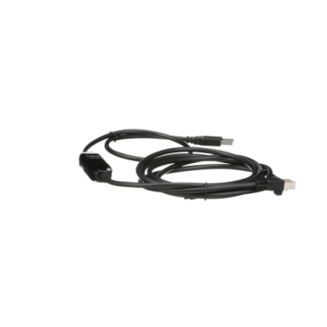 TCSMCNAM3M002P connection cable USB to RJ45, TeSys T, for connection between PC and drive Schneider Electric