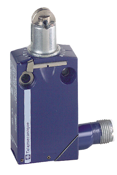 XCMD2102M12 Limit switch, Limit switches XC Standard, XCMD, steel roller plunger, 1NC+1 NO, snap, M12