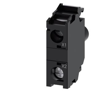 3SU1401-1BB40-1AA0 LED module with integrated LED 24 V AC/DC, green, screw terminal, for front plate mounting