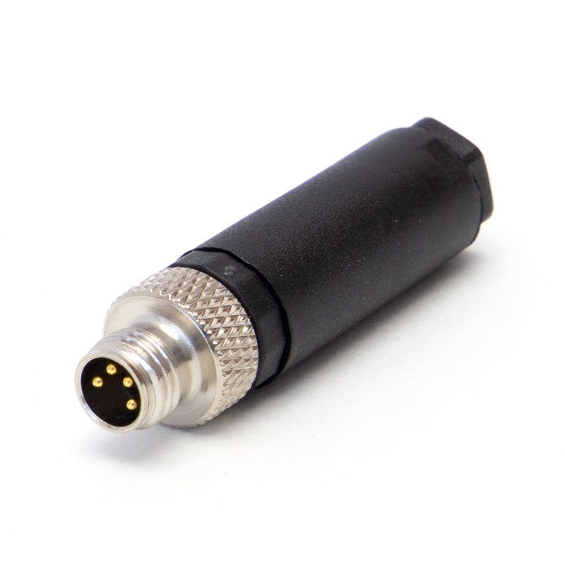 STE-0804-G Male connector, M8, 4-pin, straight, A-coded 6037323 Sick