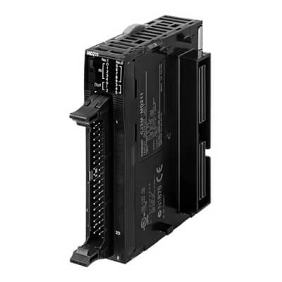 CJ2M-MD211 Pulse I/O Module for CJ2M, NPN with 10 inputs (four interrupt/quickresponse and two high-speed counter inputs) and 6 outputs (two pulse and two PWM outputs)