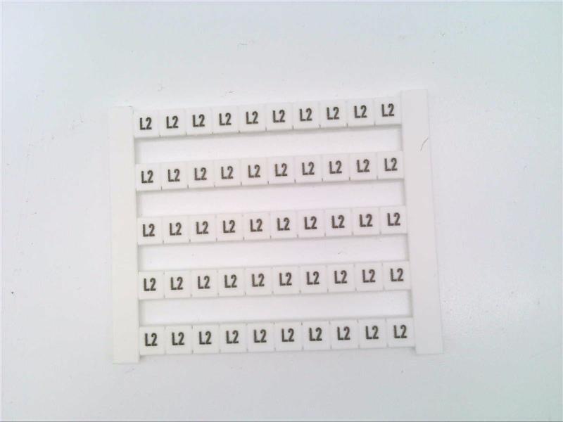 0522361076 DEK 5 GW L2 Dekafix, Terminal marker, 5 x 5 mm Weidmuller