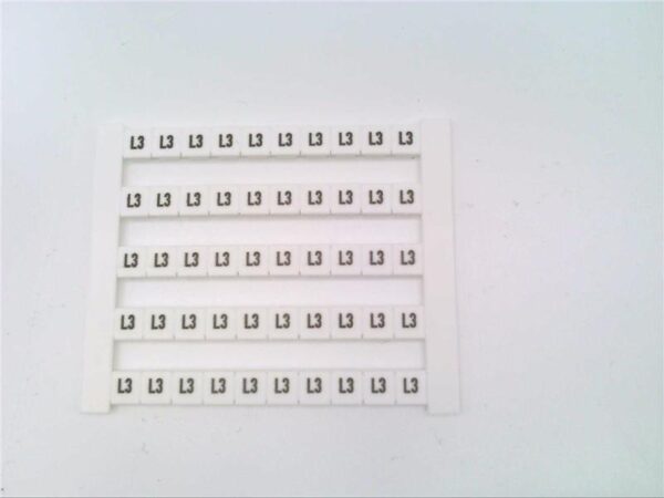 0522361077 DEK 5 GW L3 Dekafix, Terminal marker, 5 x 5 mm Weidmuller