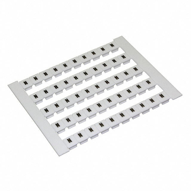 0522761034 DEK 5 GW N Dekafix, Terminal marker, 5 x 5 mm Weimuller
