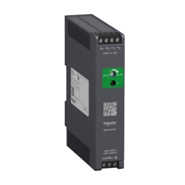 ABLS1A24031 Regulated Power Supply, 100-240V AC, 24V 3.1 A, single phase, Optimized Schneider Electric