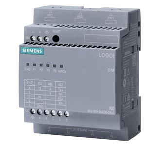 6ED1055-5MC08-0BA2 LOGO! CIM Communication Interface Module for LOGO! 8 Modbus RTU interface (RS232/485) 4-port switch; without 4G/LTE/GPS engine; without antennas; web configurator