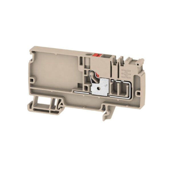 AAP11 6 LO RD Supply terminal, PUSH IN, 6 mm², 500 V, 41 A, dark beige 1989780000