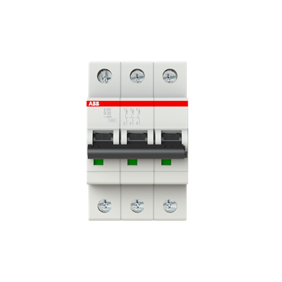2CDS253001R0251 Miniature Circuit Breaker - S200 - 3P - 25 A - D ABB