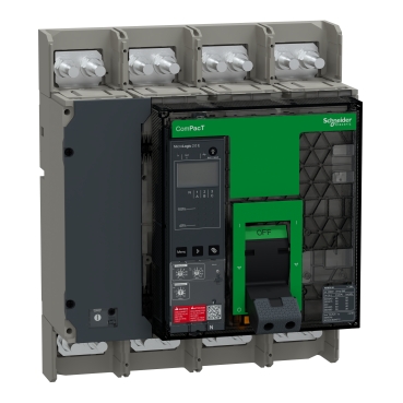 C080N42EFM Circuit breaker, ComPacT NS800N, 50kA at 415VAC, 4P, fixed, manually operated, MicroLogic 2.0E control unit, 800A