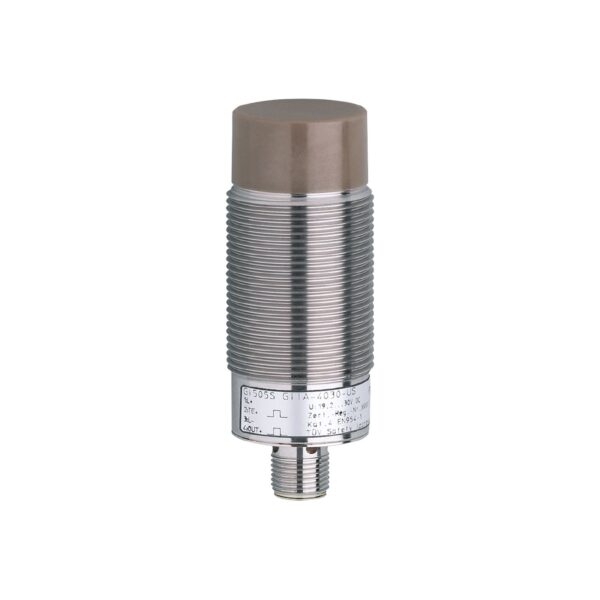 GI505S GIIA-4030-US /V4A FAIL SAFE INDUCTIVE SENSOR, 6-12MM ENABLE ZONE, M30X1.5 BARREL, M12X1 CONNECTOR, NON-FLUSH, 19.2-30V DC