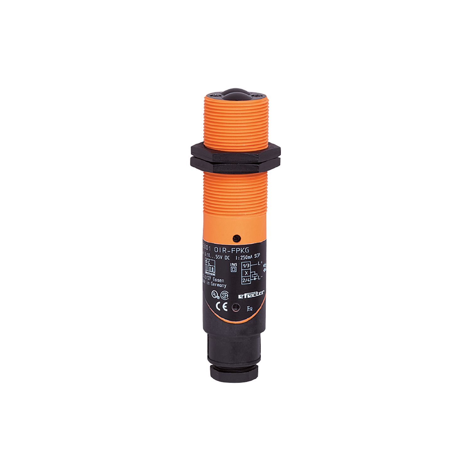 OI5003 OIT-FPKG DIFFUSE REFLECTION SENSOR, INFRARED LIGHT, M30X1.5, PNP, 10-55V DC