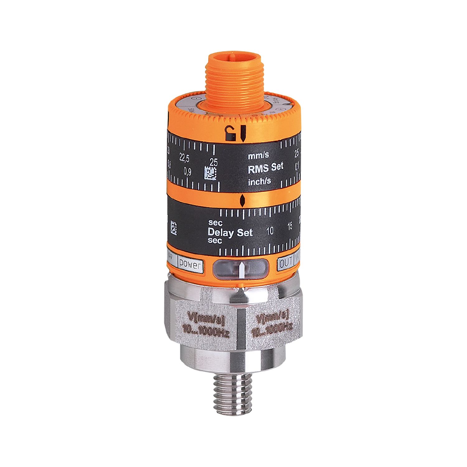 VKV021 Vibration monitor with intuitive switch point setting IFM