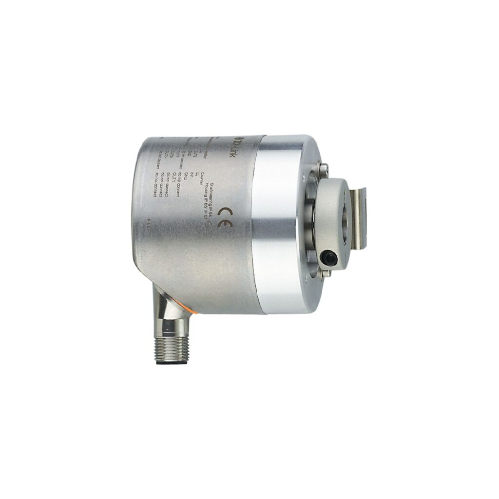 ROP520 Incremental encoder with hollow shaft and display, programmable, 12mm hollow shaft, direct mount, M12 8-pin plug