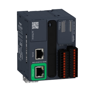 TM221ME16RG Logic controller, Modicon M221, 16 IO relay Ethernet spring