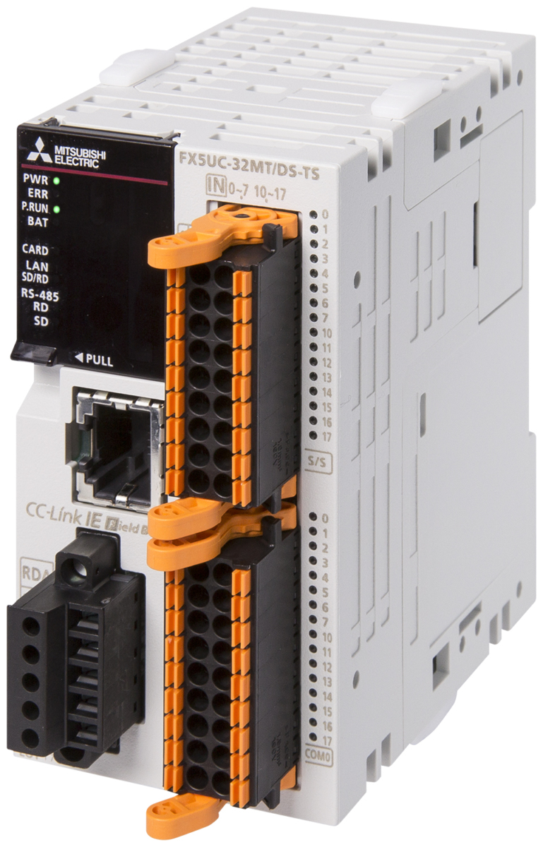 FX5UC-32MT/DSS-TS FX5UC;CPU;DC;16 Inputs;16 Transistor Outputs;Eth;RS-485;spring clamp;source