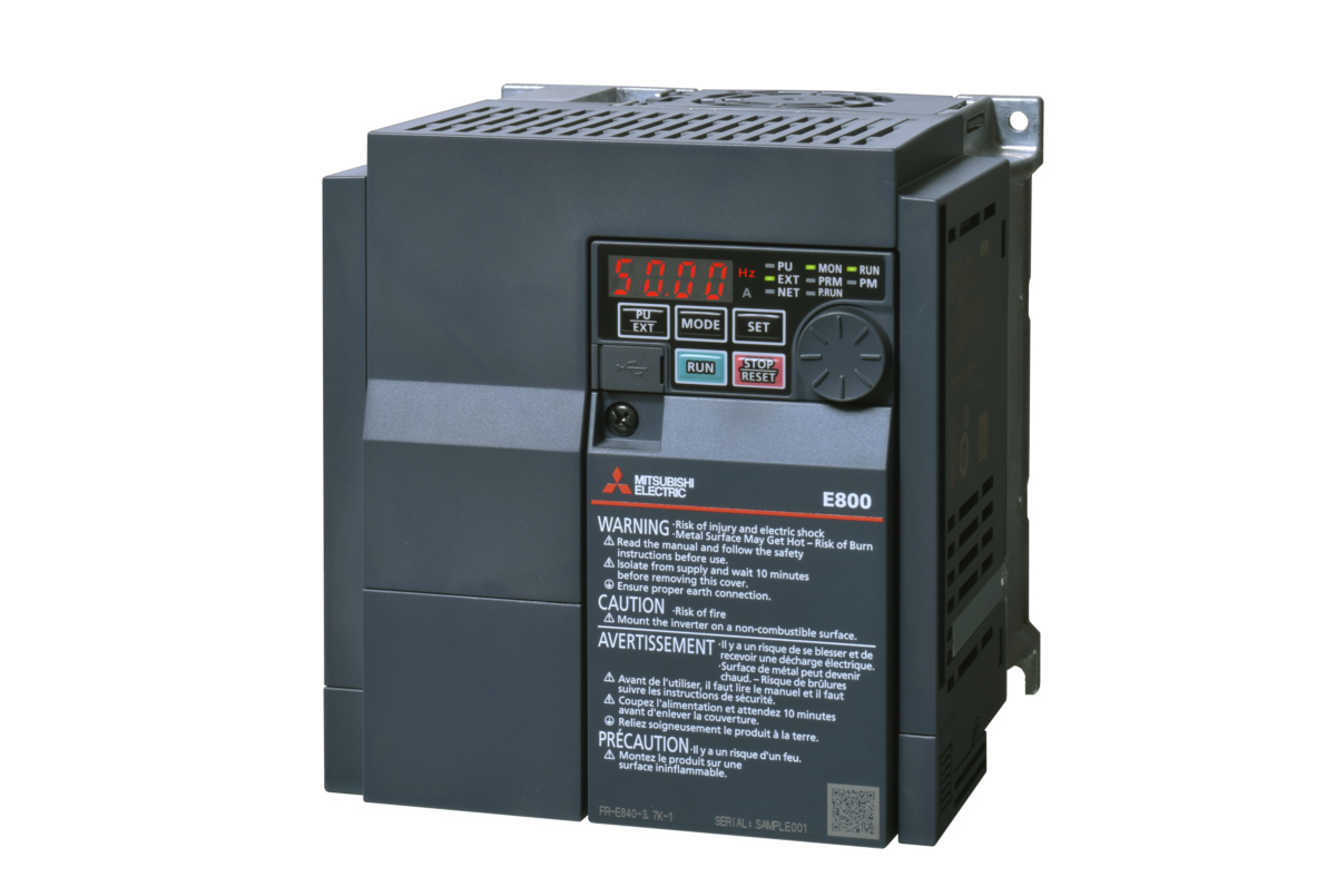 FR-E840-0095-4-60 Inverter; Pn:3,7-5,5kW;3x380-480V;In max:11,1A;(3,7kW;9,5A);RS-485;IP20