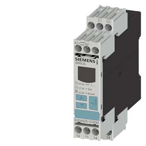 3UG4625-1CW30 Digital monitoring relay for residual current monitoring (with current transformer 3UL23) Setting range 0.03...40 A separate for warning threshold and switch-off value supply voltage 24 ... 240 V AC/DC, 50 .. 60Hz ON delay and tripping delay