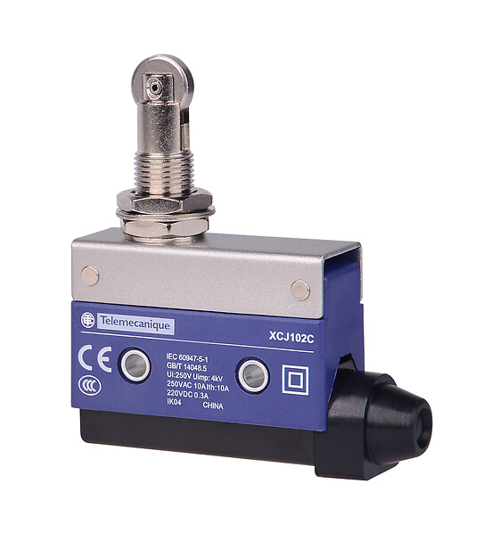 XCJ102C Steel roller plunger, horizontal actuation