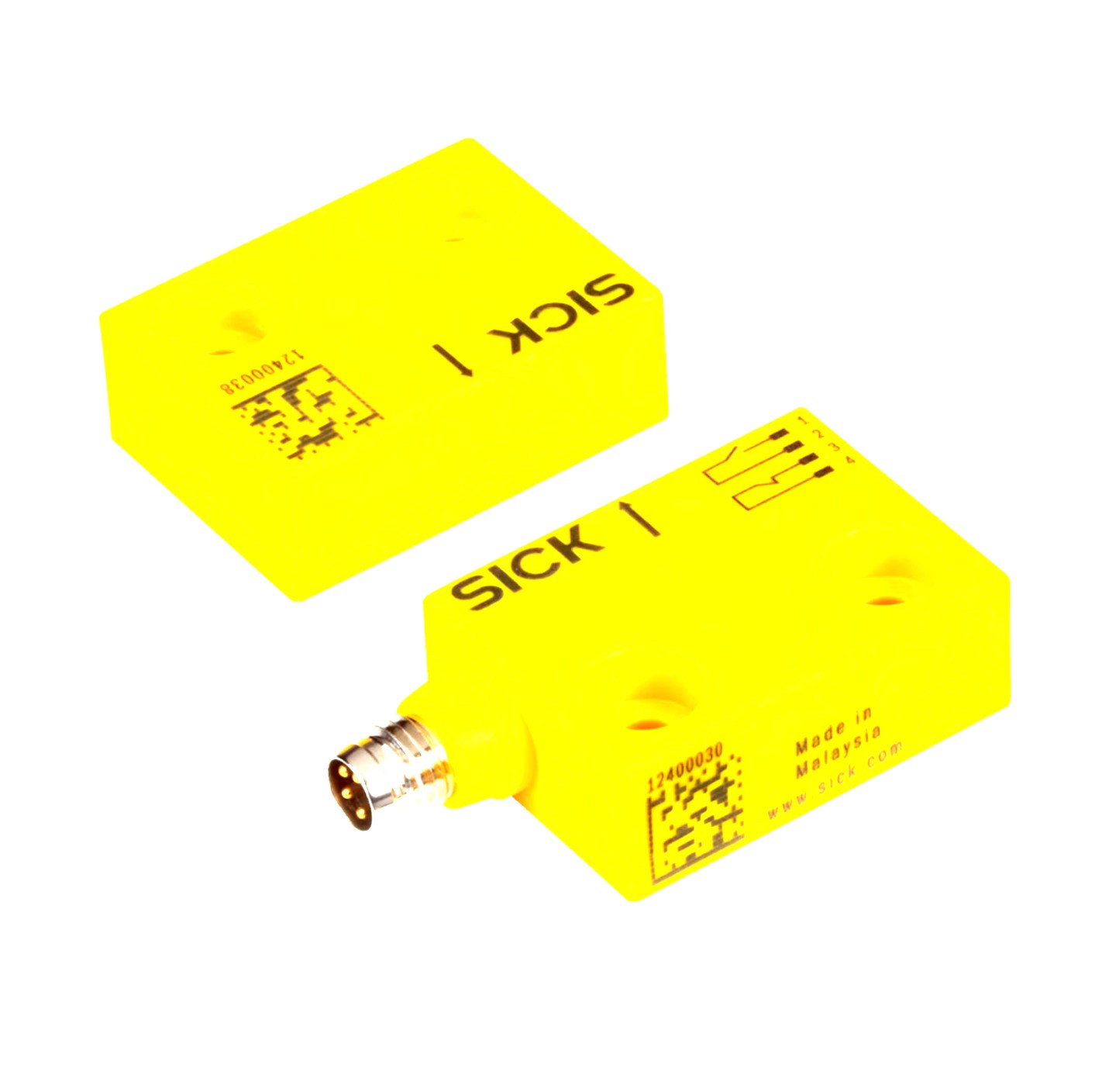 1059410 RE11-SAC MAGNETIC SAFETY SWITCH, SENSOR AND ACTUATOR, 1NO 1NC, M8 4 PIN CONNECTOR Sick
