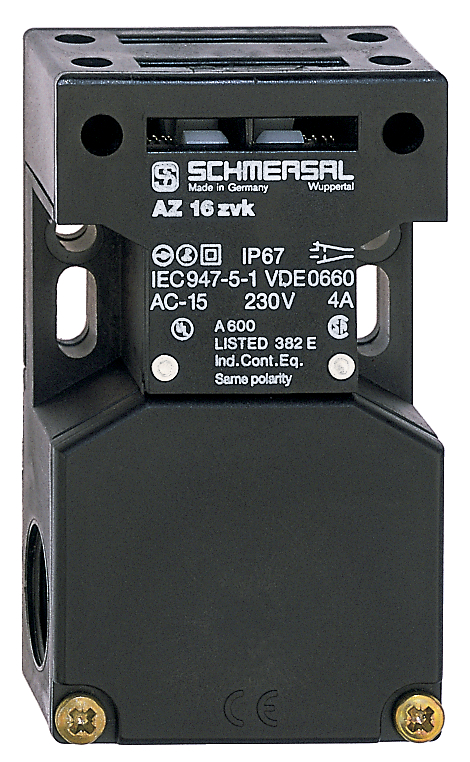 101154220 AZ 16-03ZVRK-M16 Safety switch: key operated; AZ 16; NC x3; IP67; plastic; black Schmersal