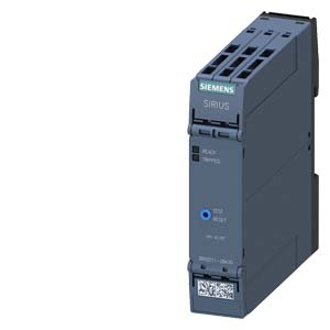 3RN2011-2BA30 Thermistor motor protection relay Standard evaluation unit 22.5 mm enclosure Spring-type terminal 2 change-over contacts US = 24 V AC/DC Manul/Remote-Reset with ATEX approval 2 LEDs (READY/TRIPPED) galvanic isolation Test/reset button Wire b