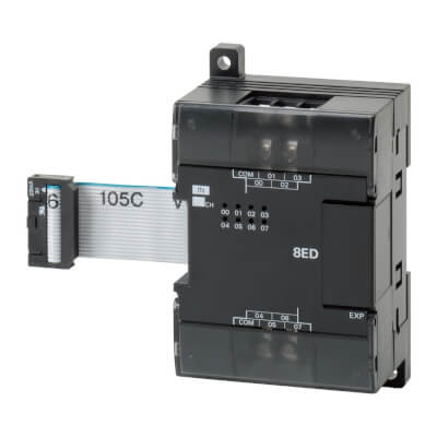 CP1W-8ET I/O expansion unit, 8 x NPN outputs 0.3 A Omron