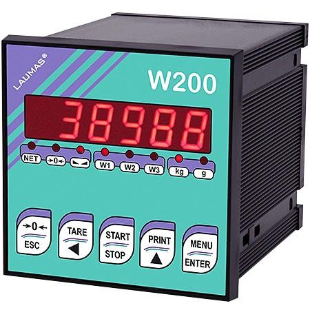 W200 WEIGHT INDICATOR - WEIGHING AND BATCHING Laumas