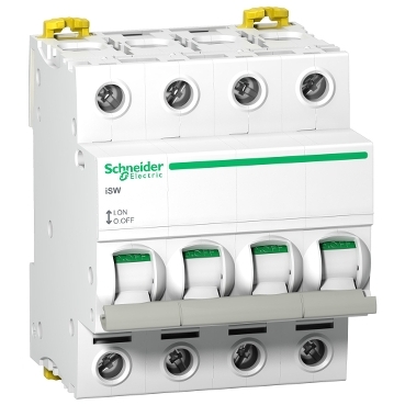 A9S65440 switch disconnector iSW - 4P - 40 A - 415 V Schneider Electric