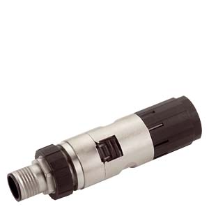 6GK1901-0DB20-6AA0 Industrial Ethernet FastConnect M12 plug PRO 2x2 M12 plug-in connector with rugged metal enclosure and FC connection method, with axial cable outlet (D-coded) 1 pack=1 unit for SCALANCE X208 PRO and ET 200 PRO PN.