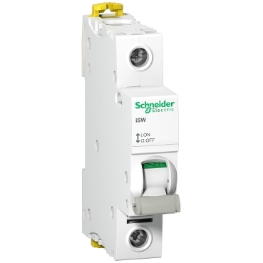 A9S65163 switch disconnector iSW - 1P - 63 A - 240 V Schneider Electric