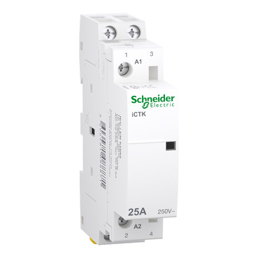 A9C40225 contactor, Acti9 iCTK, 25 A, 2 NO, 250 V, coil 230...240 V