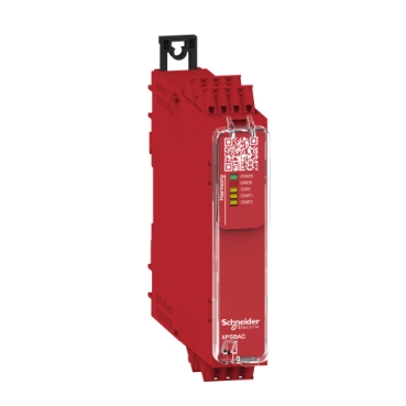 XPSBAC14AC Estop or guard ,Harmony XPS, connected to supply terminals 24 V AC/DC , no inputs, spring