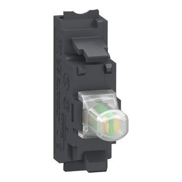 ZBVB15 Light block, Harmony XB4, Harmony XB5, for head 22mm, universal LED, 24V AC DC, compact push in terminals