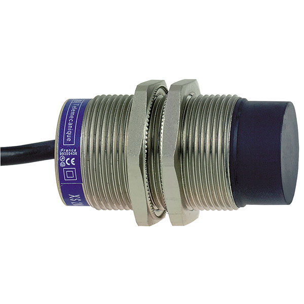 XS630B4MAL2 Inductive proximity sensors XS, inductive sensor XS6 M30, L66mm, brass, Sn22mm, 24...240VAC/DC, cable 2 m