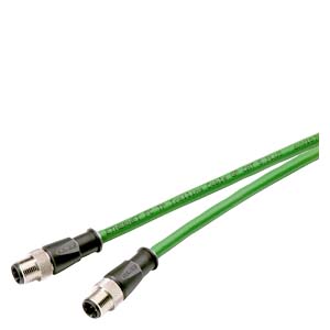 6XV1870-8AH50 Industrial Ethernet connecting Cable M12-180/M12-180 pre-assembled IE FC Trailing Cable GP, with 2 M12 connectors (D-coded) length 5.0 m.
