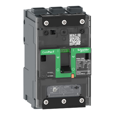C11E3TM100L Circuit breaker, ComPacT NSXm 100E, 16kA/415VAC, 3 poles, TMD trip unit 100A, EverLink lugs