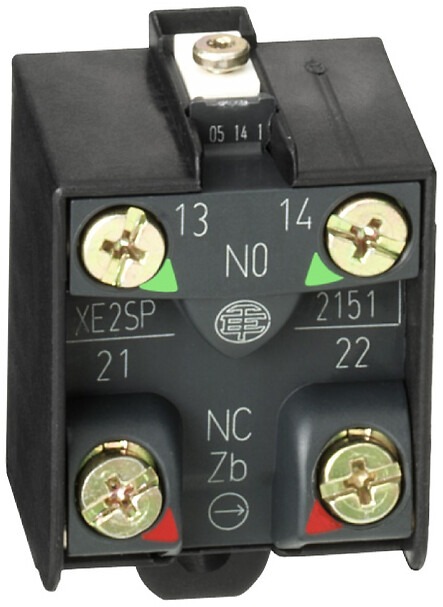 XE2SP2151 Limit switch contact block, Limit switches XC Standard, 1NC+1 NO, snap action