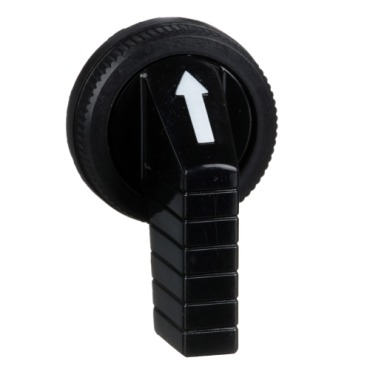 9001B25 30mm Push Buttons, selector switch long handle, black