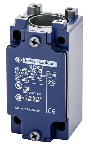 ZCKJ1 Limit switch body, Limit switches XC Standard, ZCKJ, fixed, w/o display, 1NC+1 NO, snap action, Pg13