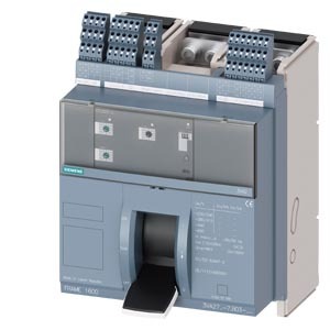 3VA2780-5AB03-0AA0 fixed-mounted molded case circuit breaker w. handle frame 1600; 4AUX and trip alarm switch S24; Icu "M" Icu=55kA @ 415V, 3-pole ETU320, LI, In=800A rotary coding switch Ir=320...800A Ii=1.5...15 x In N conductor protec. adjustable opt.