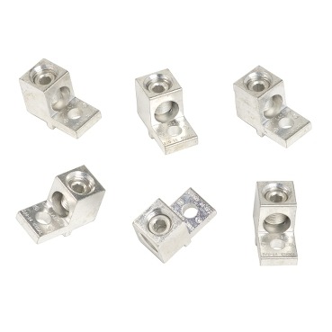 GS1AW303 Lug kit, TeSys GS, 100A, set of 6, for Disconnect Switch, 14 to 2/0AWG