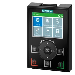 6SL3255-0AA00-4JA2 SINAMICS G Intelligent Operator Panel IOP-2 for SINAMICS G120, G120P G110M, G110D, G120D, G120C ET 200PRO FC-2 Language settings: German, English, French Italian, Spanish Portuguese, Dutch Swedish, Russian Czech, Polish Turkish, Finnish