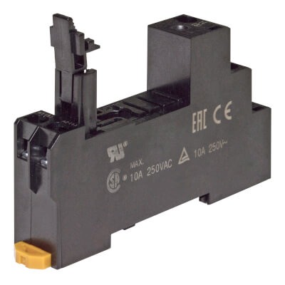 P2RF-05-E Socket, DIN rail/surface mounting, 5-pin, screwless terminals