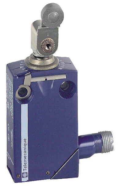 XCMD2126C12 Limit switch, Limit switches XC Standard, XCMD, steel roller lever, 1NC+1 NO, snap, M12