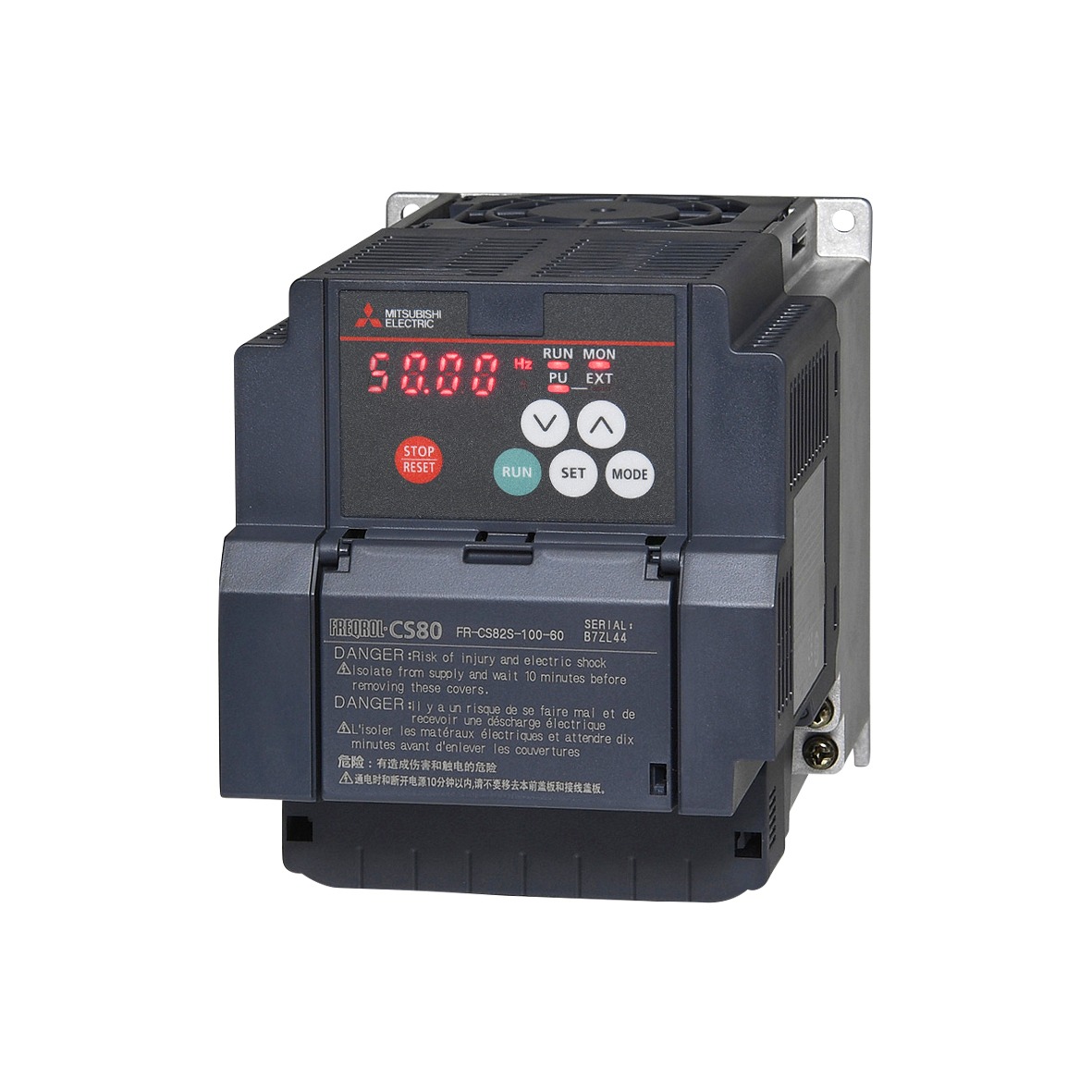 FR-CS82S-100-60 Inverter; Rated Power: 2,2kW; 1x200-240V; Rated Current:10A; IP20