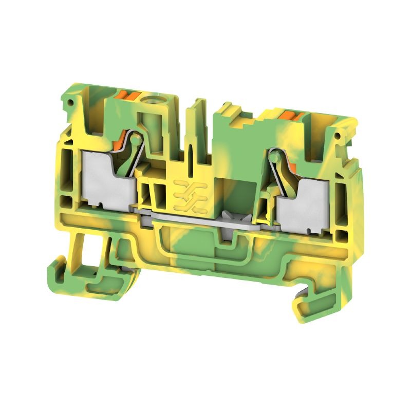 A2C 4 PE PE terminal, PUSH IN, 4 mm², Green/yellow 2051360000